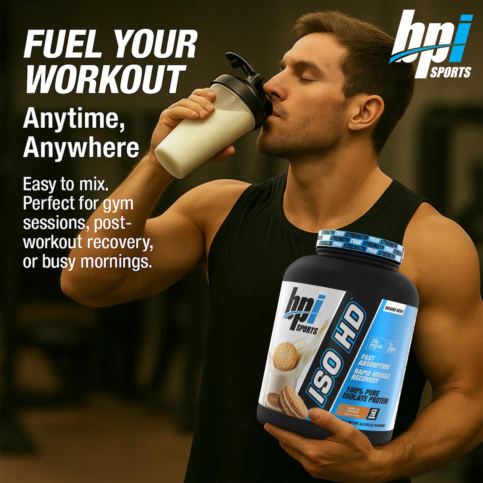 Bpi Sports Iso Hd Isolate Protein Powder 100 Whey Isolate High Quality Protein
