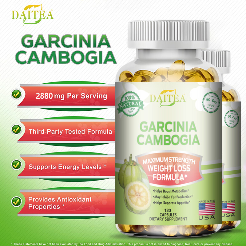 Garcinia Cambogia 1600mg – Weight Loss, Detoxification, Hunger Reduction