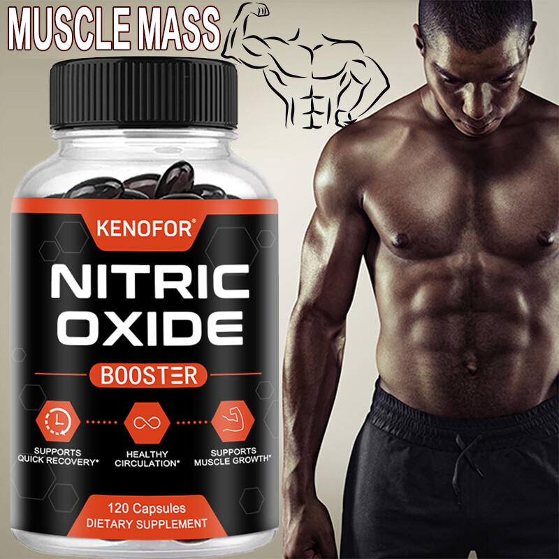Nitric Oxide Booster, Boosts Blood Circulation, 30/60/120 Capsules
