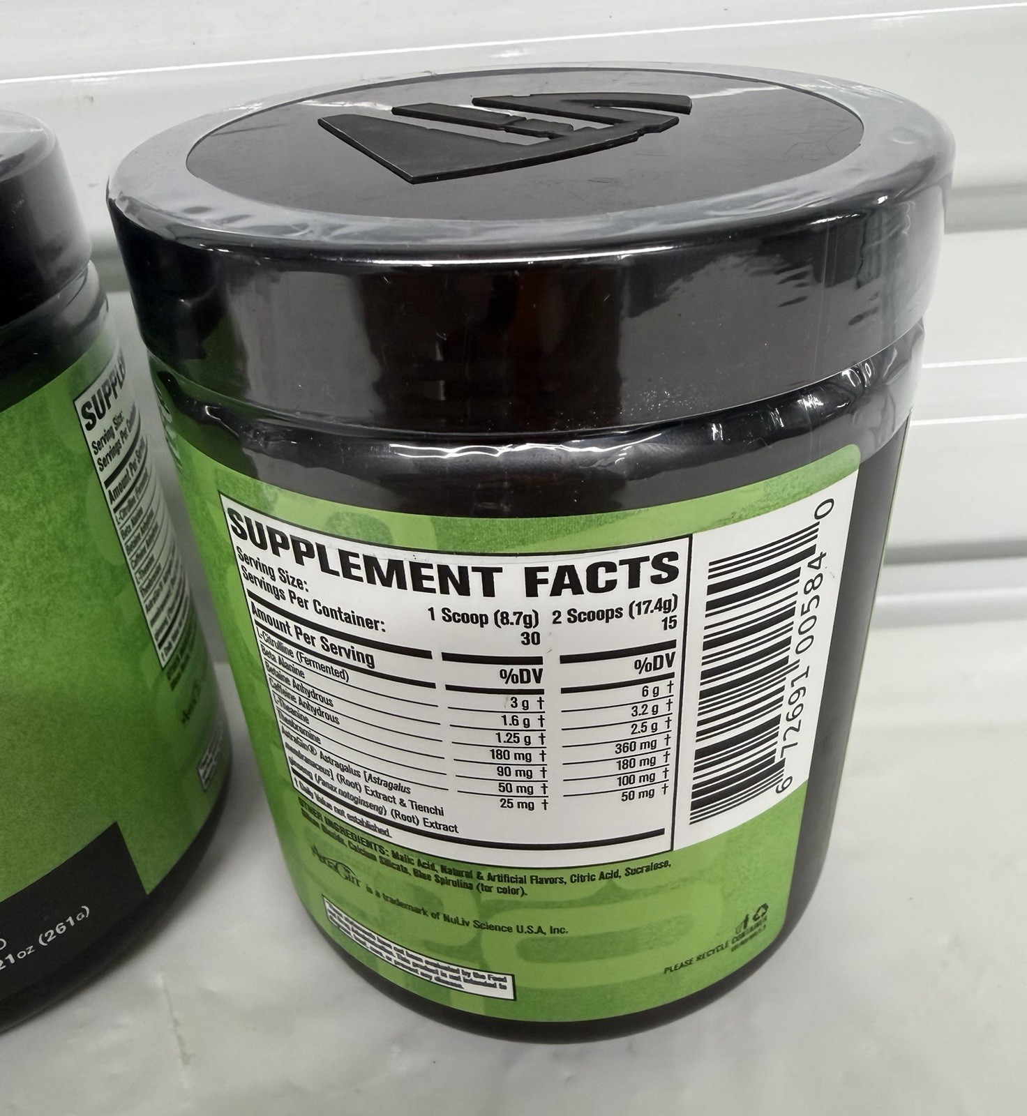 Jacked Factory Nitro Surge Pre-Workout Lot of 2 Blue Raspberry Exp 02/2028