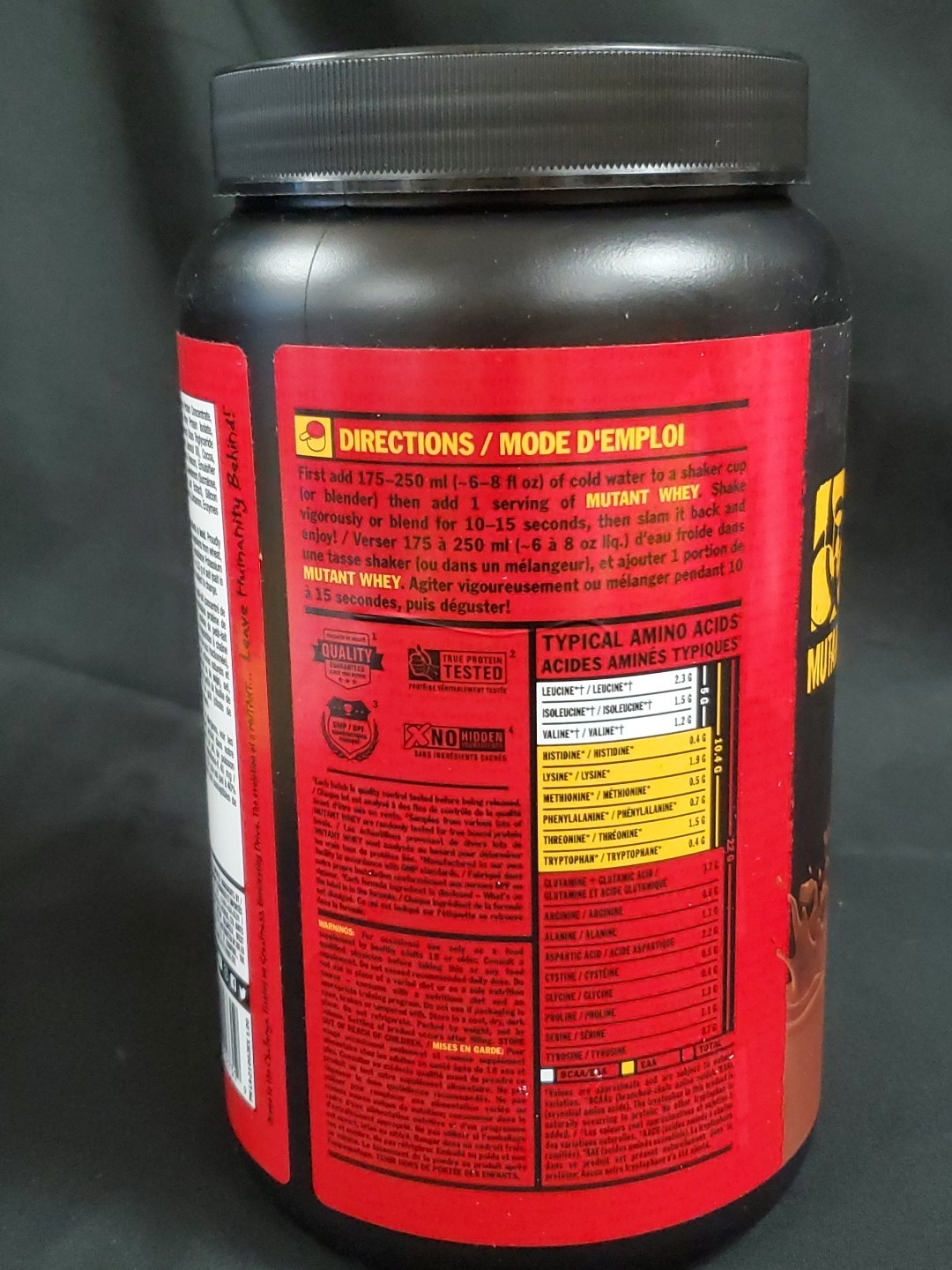 MUTANT WHEY New Formula 100% Gourmet Whey Protein Triple Chocolate Exp.07/2026