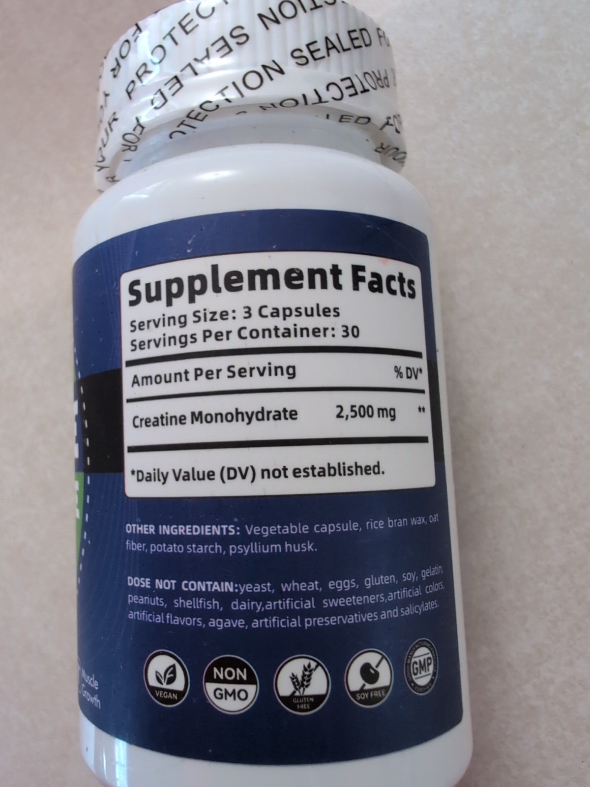 3 X NoavII Creatine Monohydrate Muscle Gain 270 Capsules Exp. 07/2026