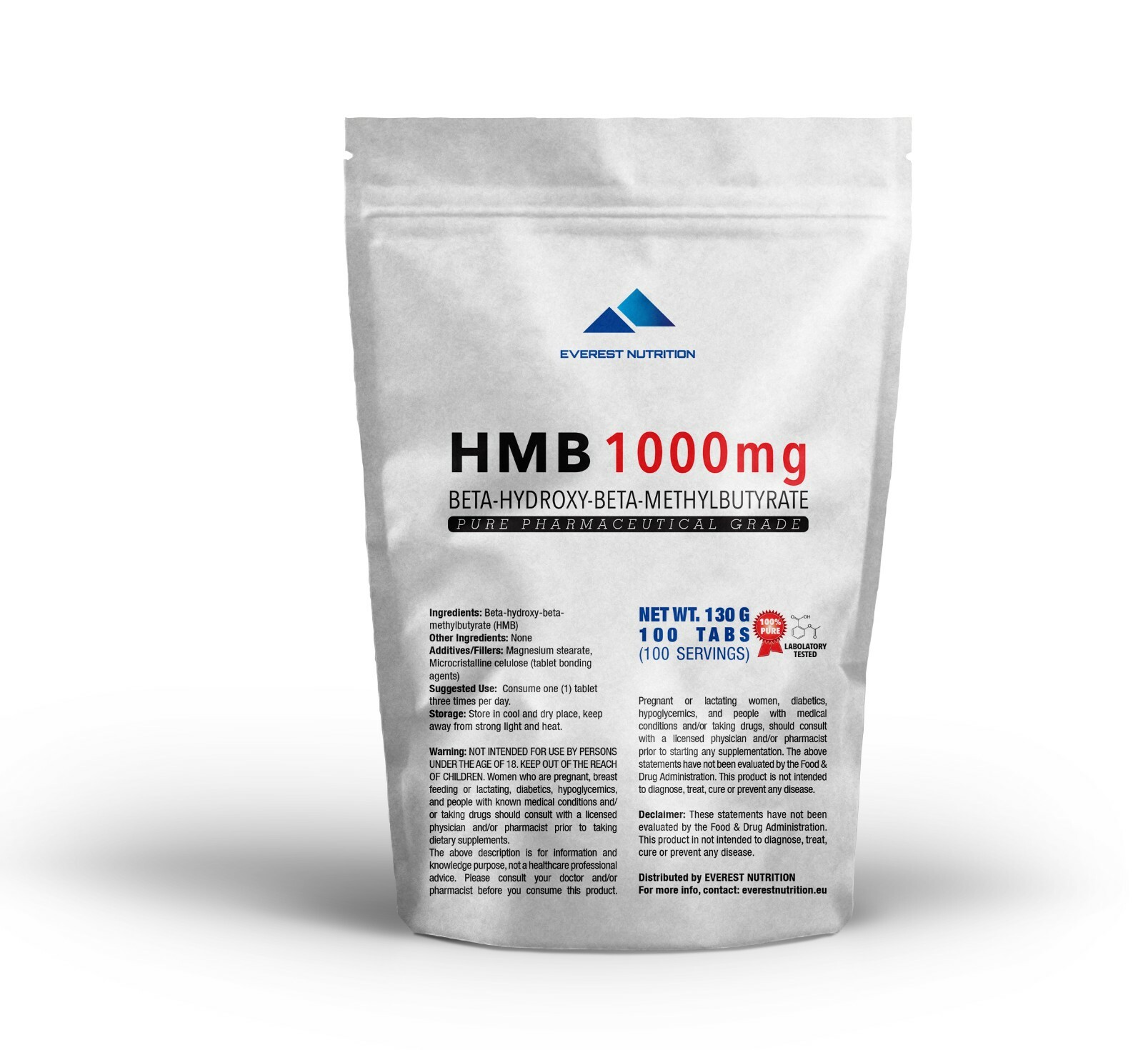 HMB 1000mg TABLETS ANTICATABOLIC LEAN BODY MASS REGENERATION