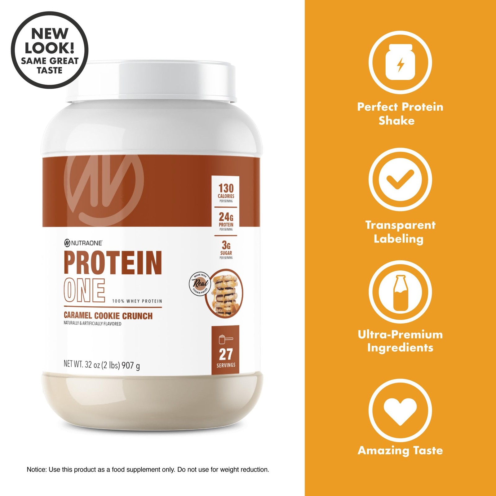 NutraOne ProteinOne Whey Protein Promote Recovery and Build Muscle with a Pro…