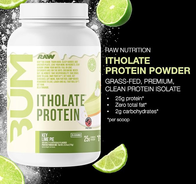 RAW Whey Isolate Protein Powder, Key Lime Pie (CBUM Itholate Protein)