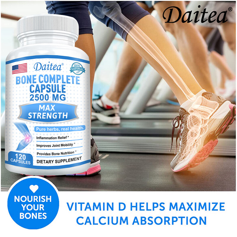 Calcium Magnesium Zinc Chondroitin Turmeric and MSM -Bone and Joint Support Caps