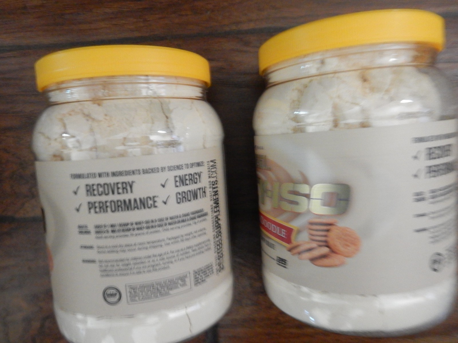 Steel Whey-Iso- Snicker Doodle- isolate, 25 Servings – 1.65lb- Lot Of 2