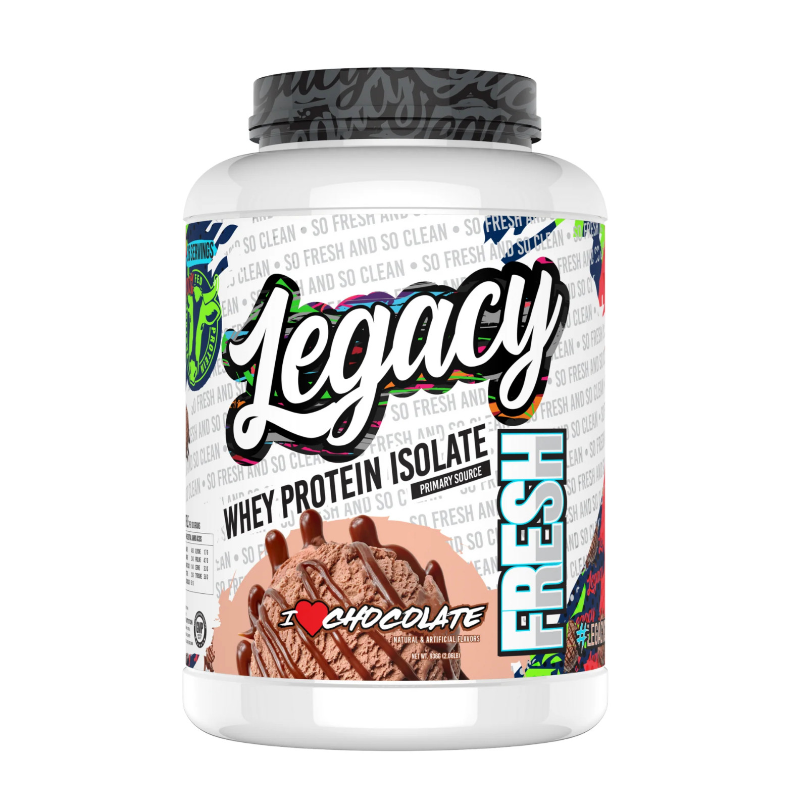 Legacy Fresh Whey Protein 2lb/5lb Pasture Fed 26g Protein Muscle Recovery