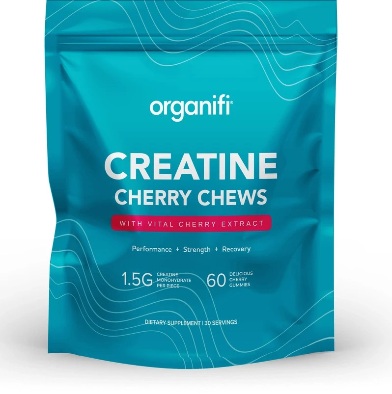 Organifi Creatine Chews – Premium Cherry Chews to Perform 30 Day Supply