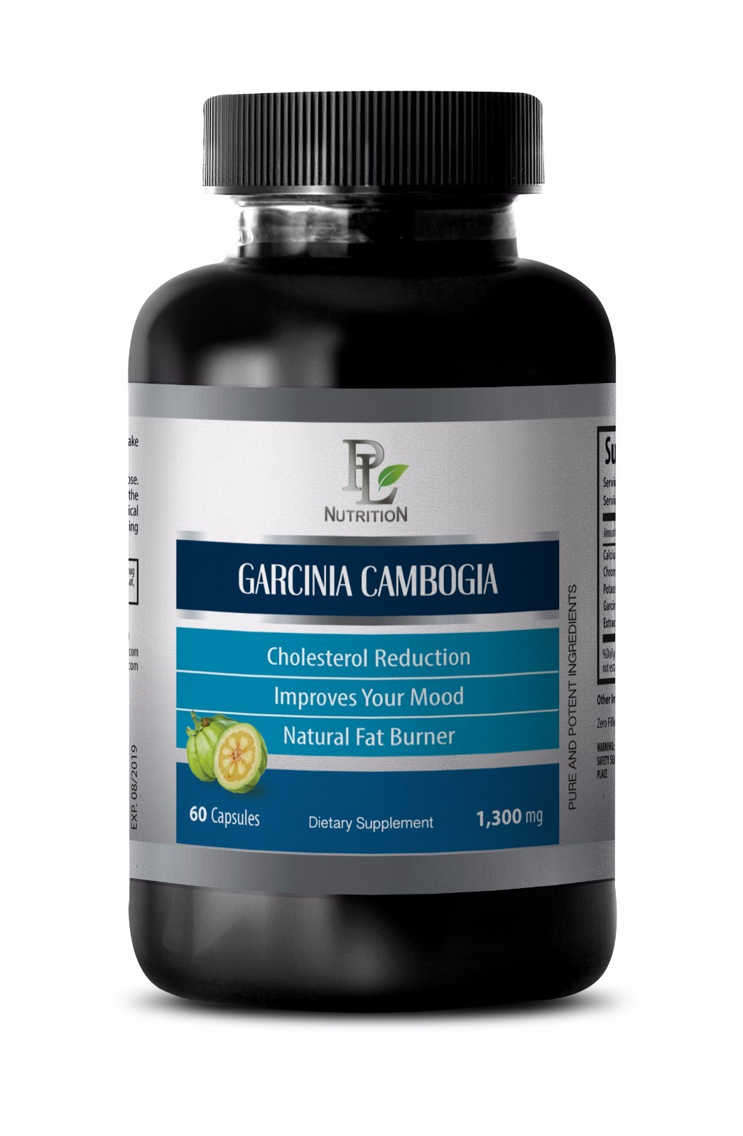 Fat burner organic GARCINIA CAMBOGIA Pills for fast and safe weight loss 3B
