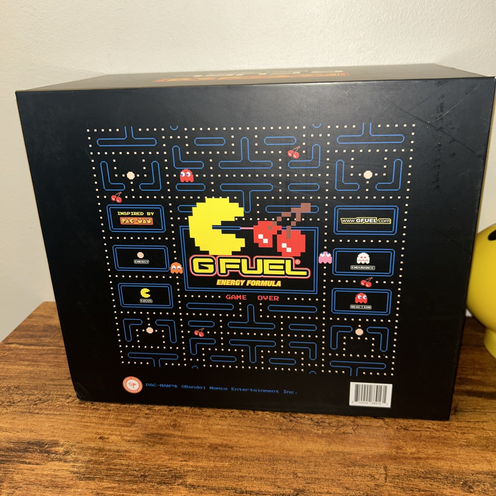 G FUEL Pac-Man Limited Edition Light Up Collector’s Box & Shaker Bottle Set
