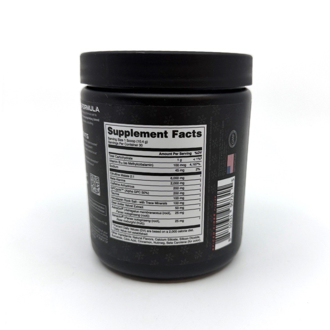 Bucked Up Pre-Workout Powder 200mg Caffeine Blood Raz 25 Servings EXP 04/27