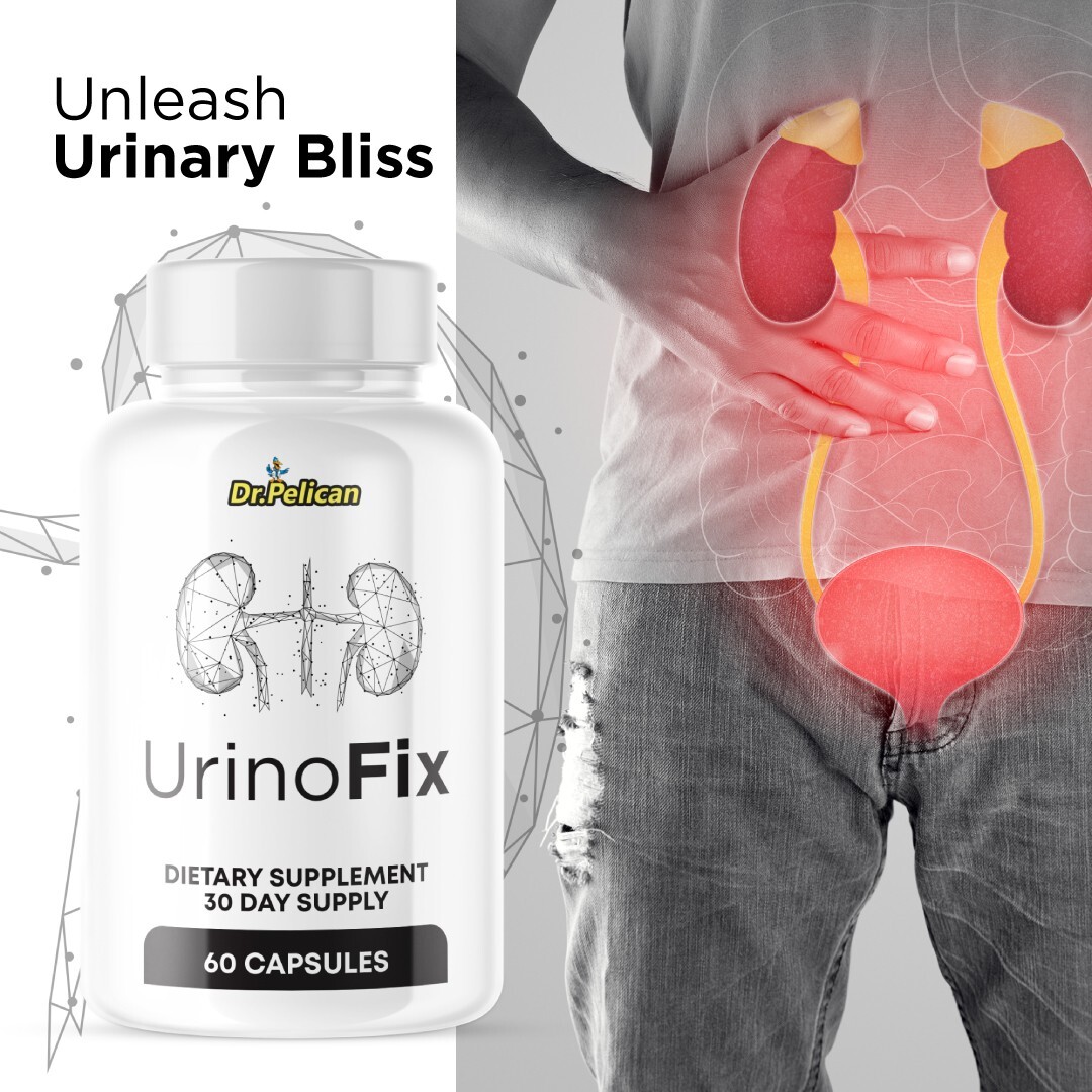 UrinoFix- Prostate Support- 2 Bottles- 120 Capsules