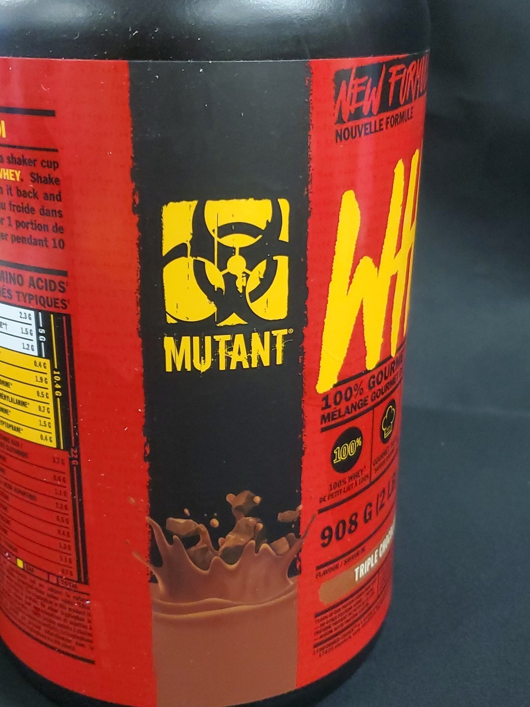 MUTANT WHEY New Formula 100% Gourmet Whey Protein Triple Chocolate Exp.07/2026