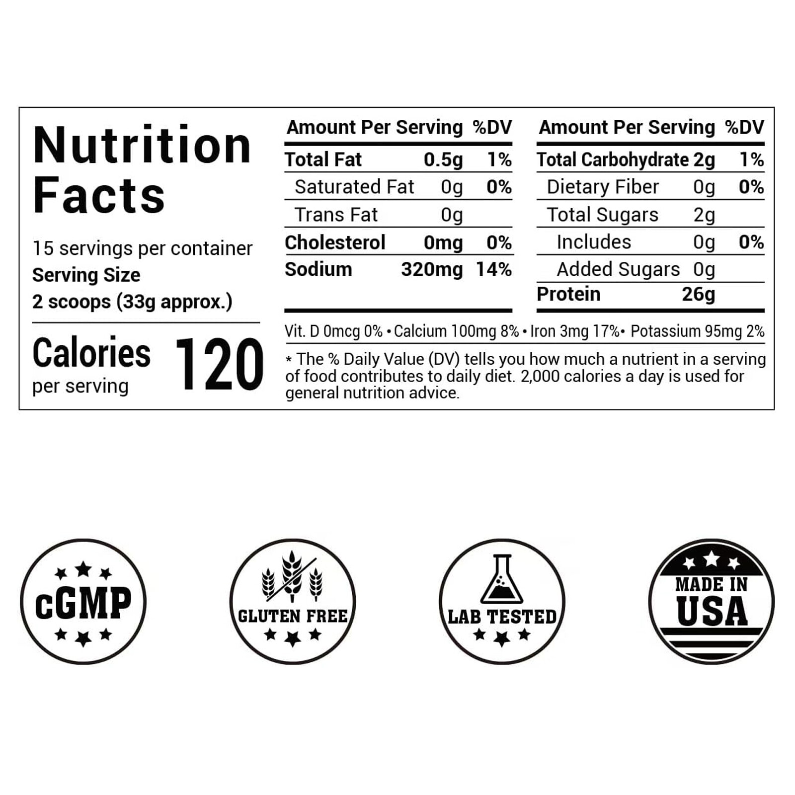 1.1 Lb Organic Pea Protein Powder – Unflavored Protein Powder Mixed in Shake US