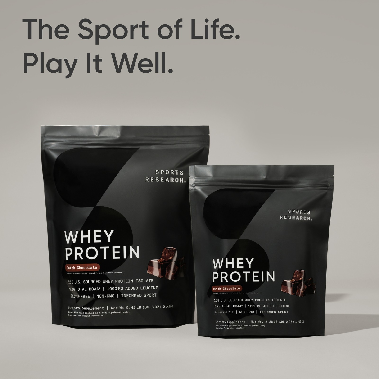 Whey Protein Isolate – U.S. Sourced Sports Nutrition Protein Powder 5lb Bag