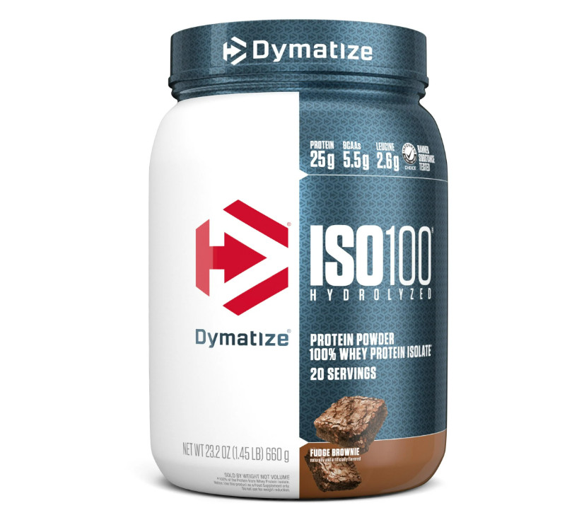Dymatize ISO100 Hydrolyzed Whey Fudge Brownie 20 Servings 25g Protein