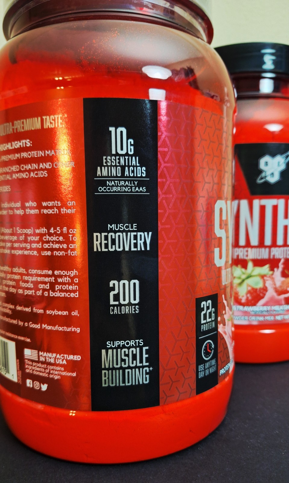 Syntha-6 Ultra Protein Matrix, Strawberry 🍓 22g Protein, 28 Servings, 10/2027✨