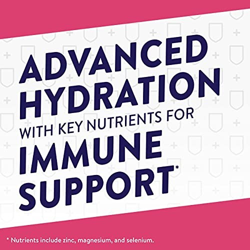 Pedialyte with Immune Support, Raspberry Lemonade, Electrolyte Hydration Drink