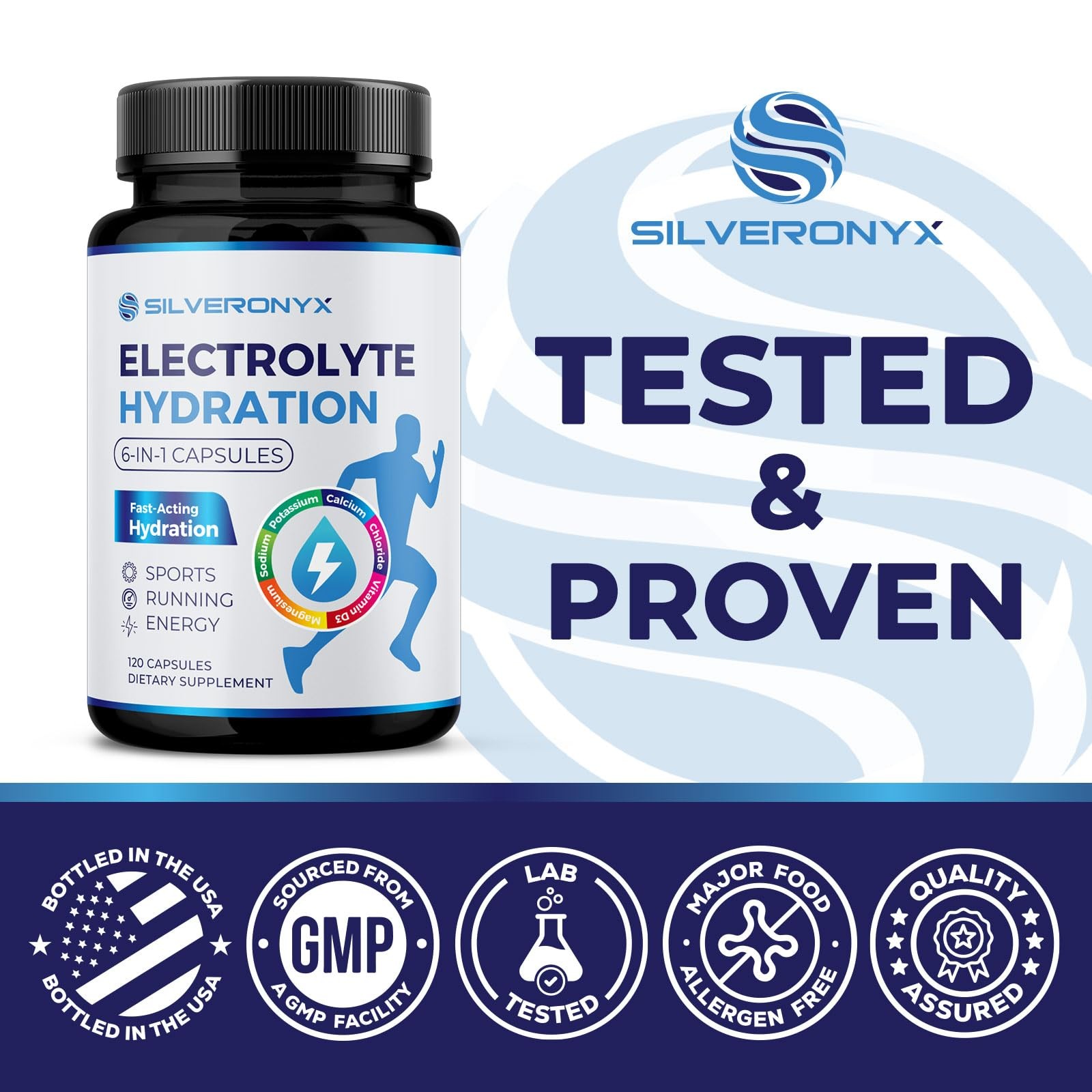 Electrolytes Supplement – Sugar Free, Advanced 120 Count (Pack of 1)