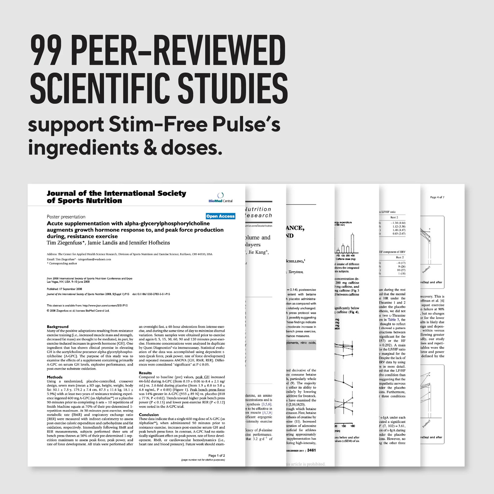 Pulse Pre-Workout Supplement Caffeine-Free naturally sweetened and flavored