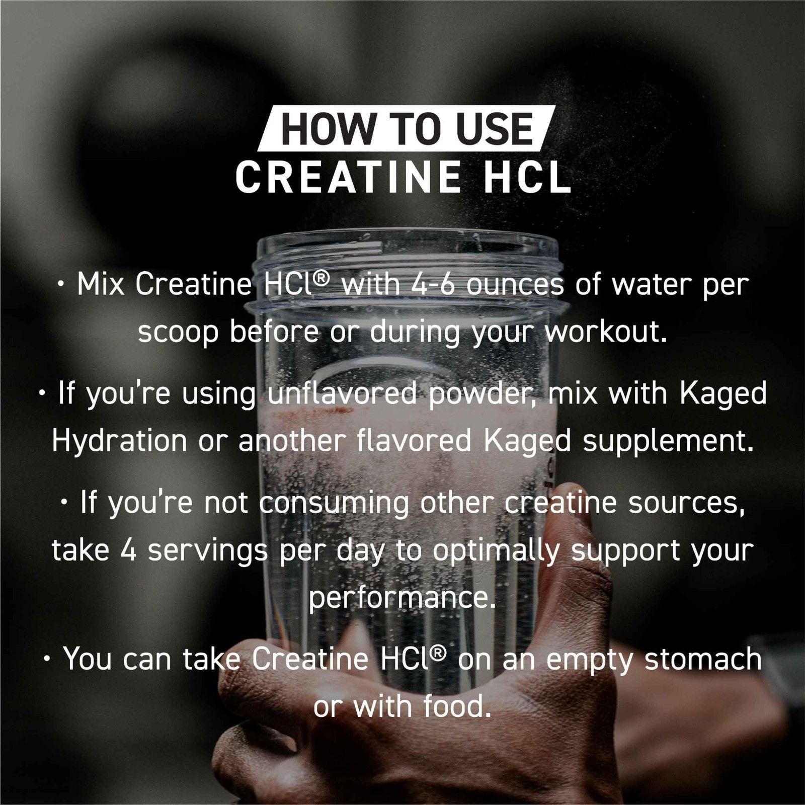 Creatine HCl Powder | 7X Concentrated 2.65 Ounce (Pack of 1), No Color