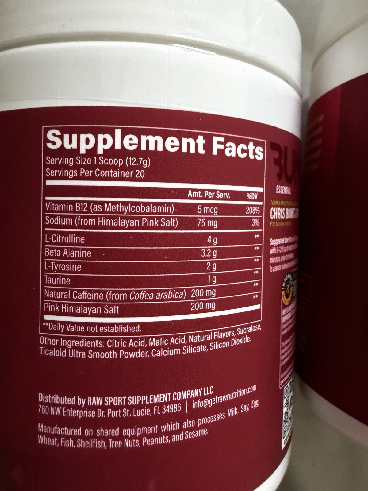 x2 Cbum Essential Pre Workout