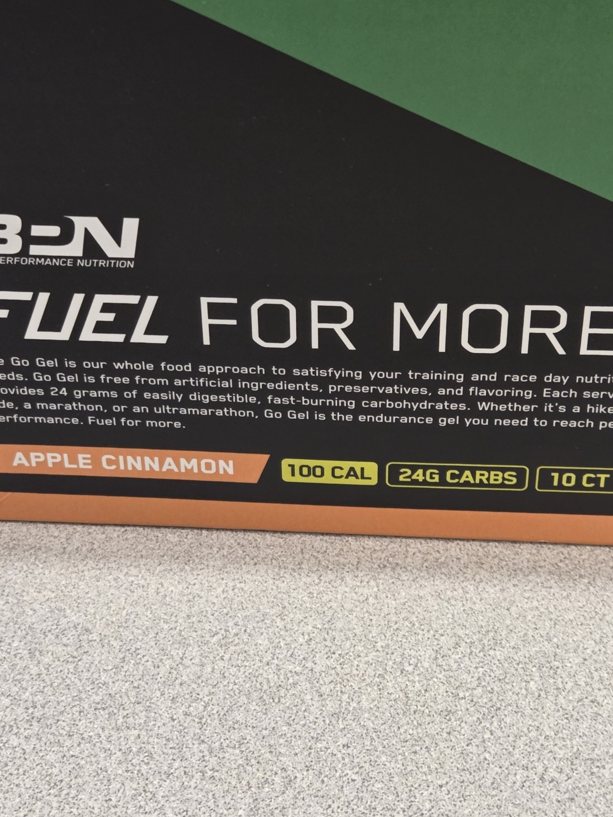 BARE PERFORMANCE NUTRITION, BPN Go Gel Endurance, Apple Cinnamon 10pk