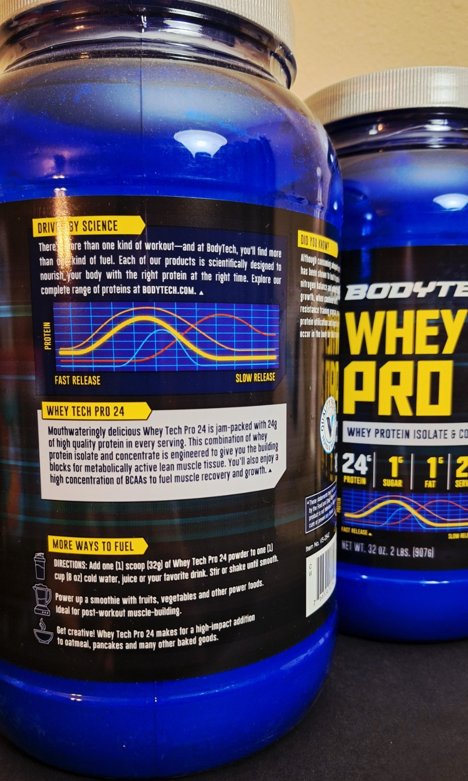 WheyTech Pro 24, Chocolate 🍫, 24g Protein, 2lbs, 28 Servings, 11/2027✨️