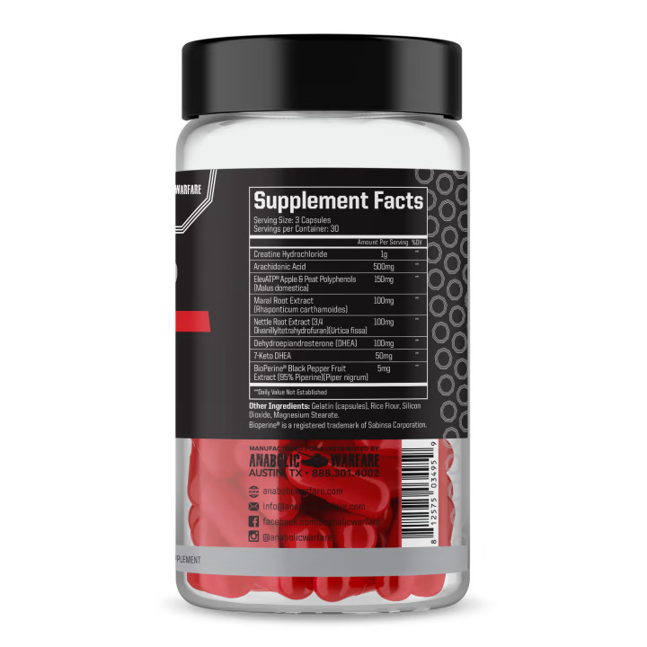 ANABOLIC WARFARE PROJECT JACK’D Strength Power Lean Mass 90 Capsules