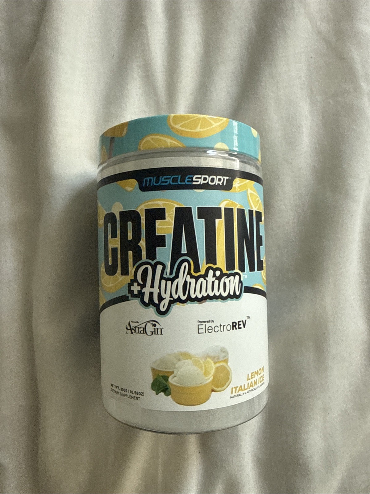 Musclesport Creatine + Hydration, Passion Fruit Punch, 10.58 oz Exp 09/2026