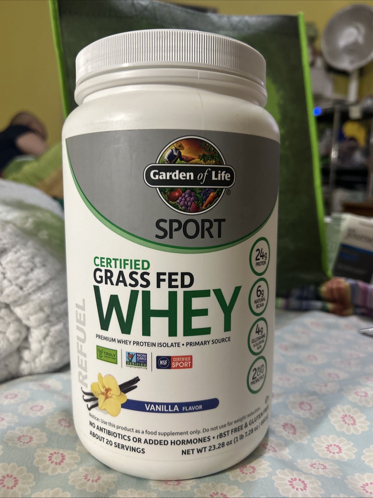Garden Of Life Sport Whey Vanilla 20 Serving Exp. 03/27