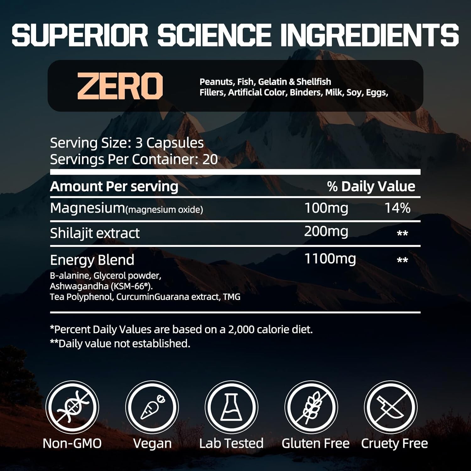 Shilajit Workout Supplement, For Energy Boost And Exercise Support, Exp: 9/2026