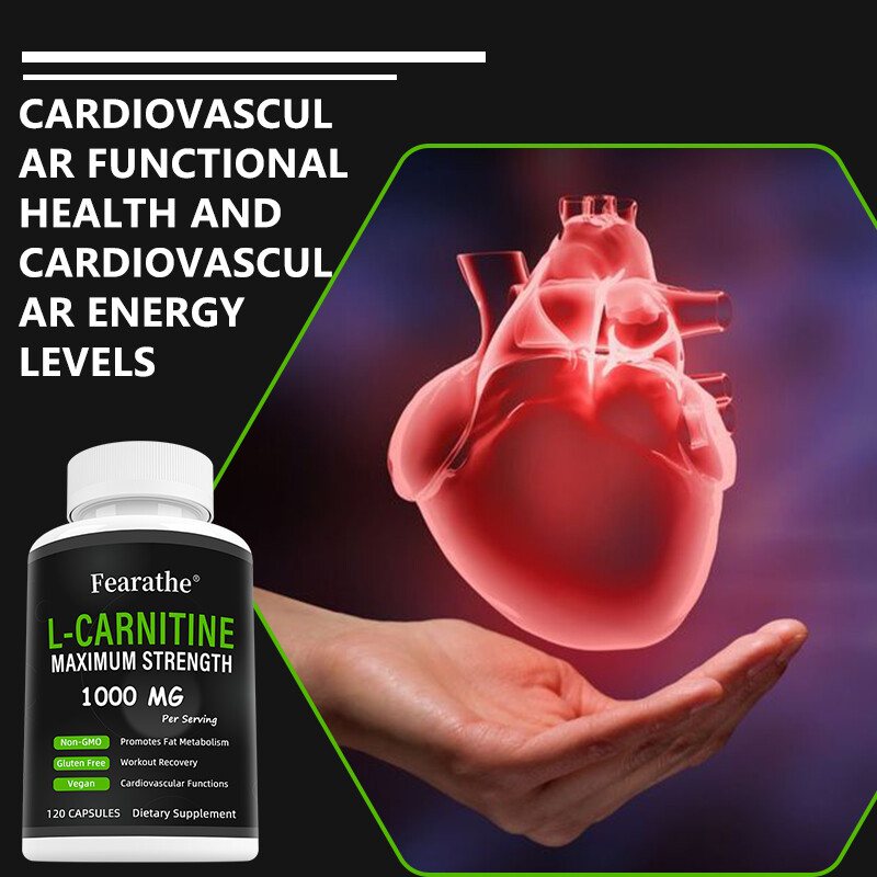 L-Carnitine 1000 mg Capsules Powerful Fat Burner Weight Loss Antioxidant