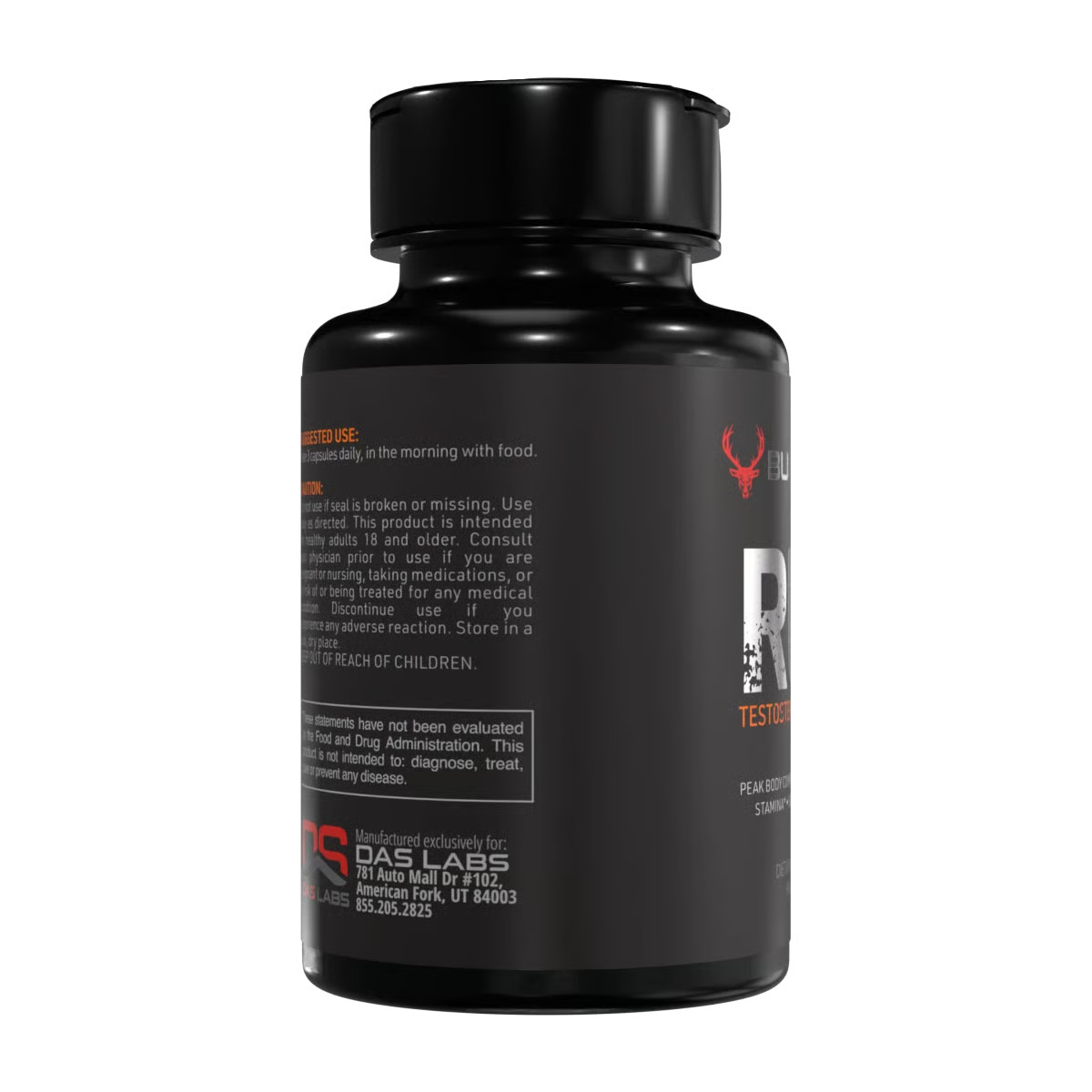 Bucked Up RUT Testosterone Booster 90 Capsules Strength Energy Muscle Support