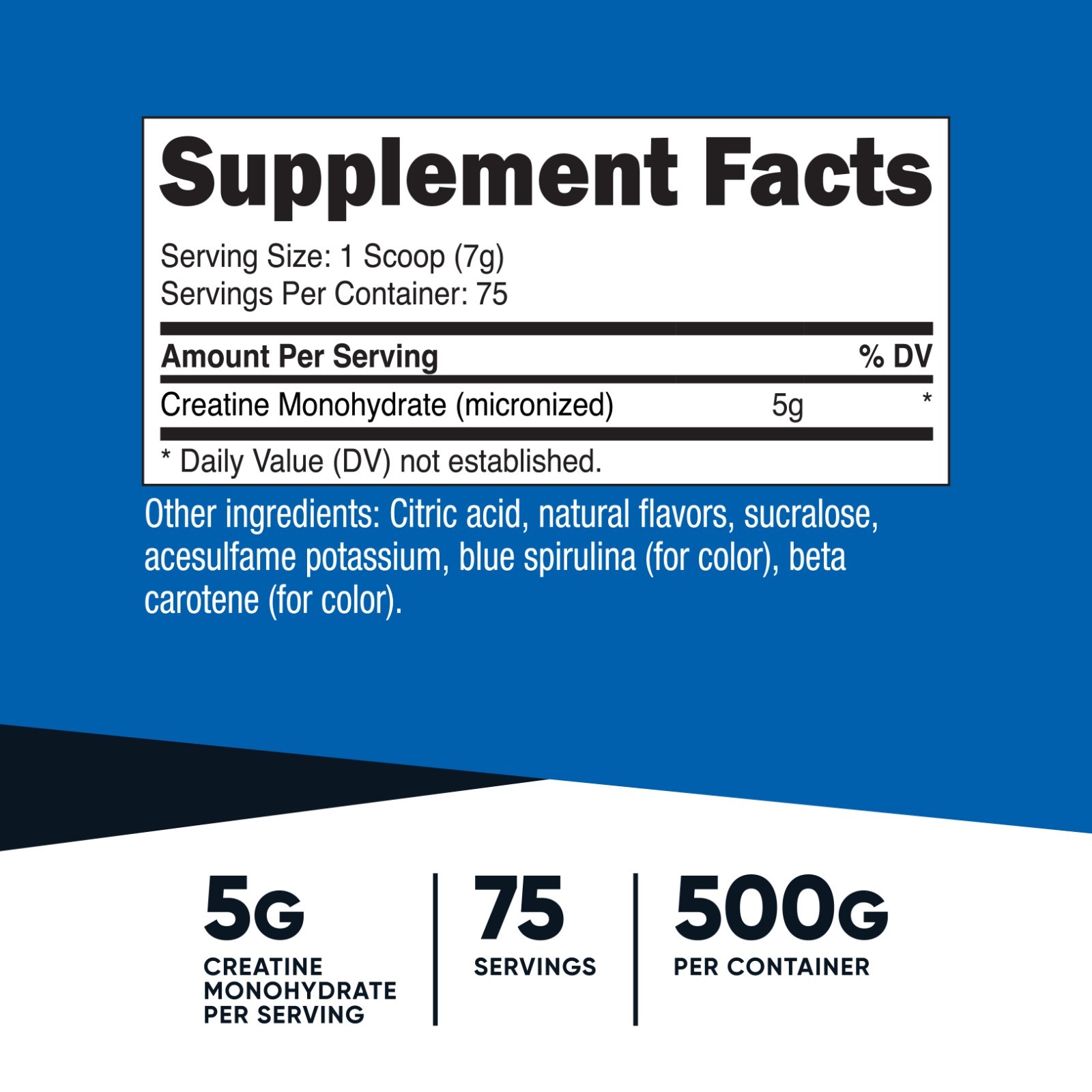 Nutricost Creatine Monohydrate Powder (Coastal Explosion, 500 Gram) – Micronized