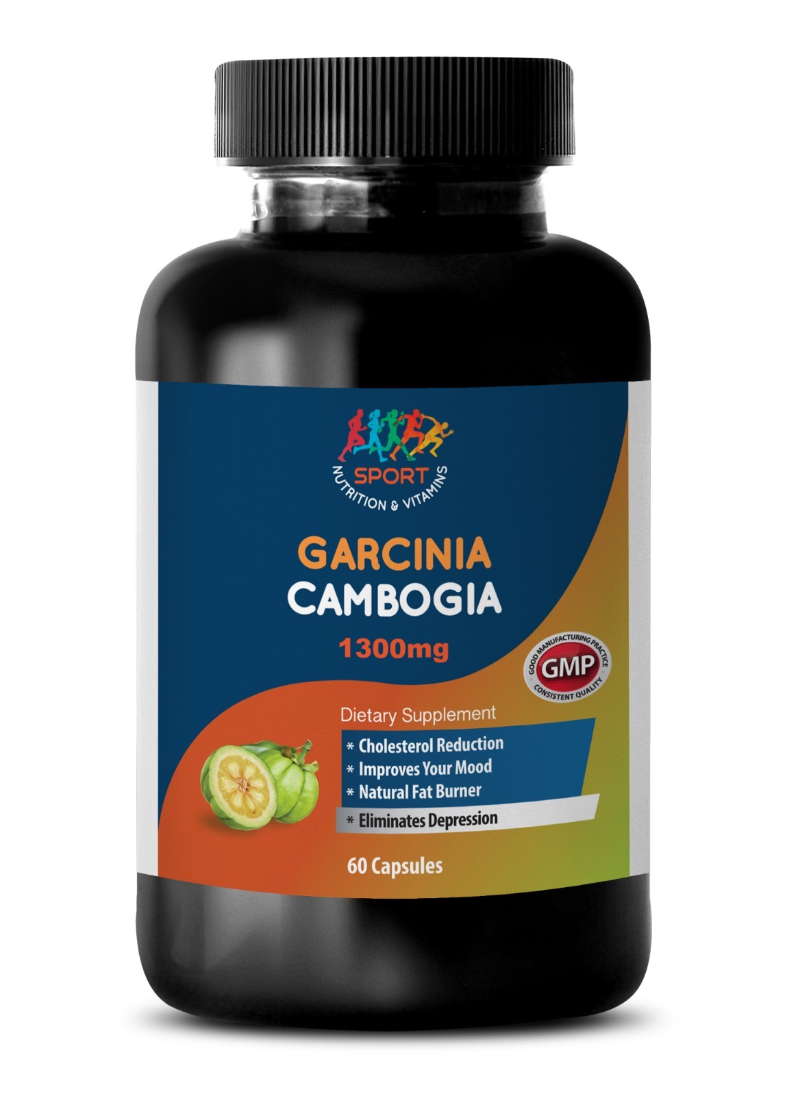 Pure Garcinia Cambogia Extract – Garcinia Cambodia 1300 – 100% Pure – 1Bot 60Ct
