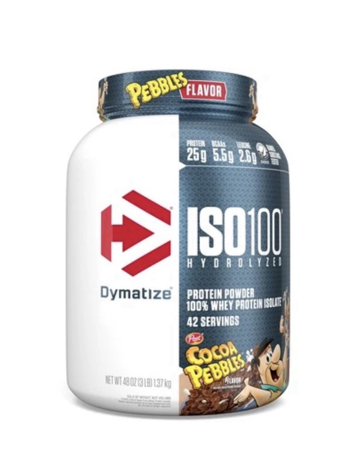 Dymatize Cocoa Pebbles ISO100 Whey Protein 25g Protein 42 Servings. Exp 03/2026