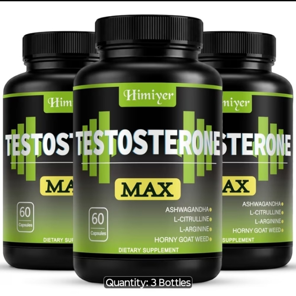 Test Booster Max 1200 Mg Made In USA Trust Pilot Approved 60 Capsules