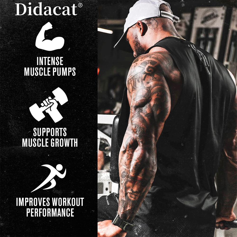 Nitric Oxide Booster Supplement Capsule– Promotes Nutrient Flow to Muscles&Heart