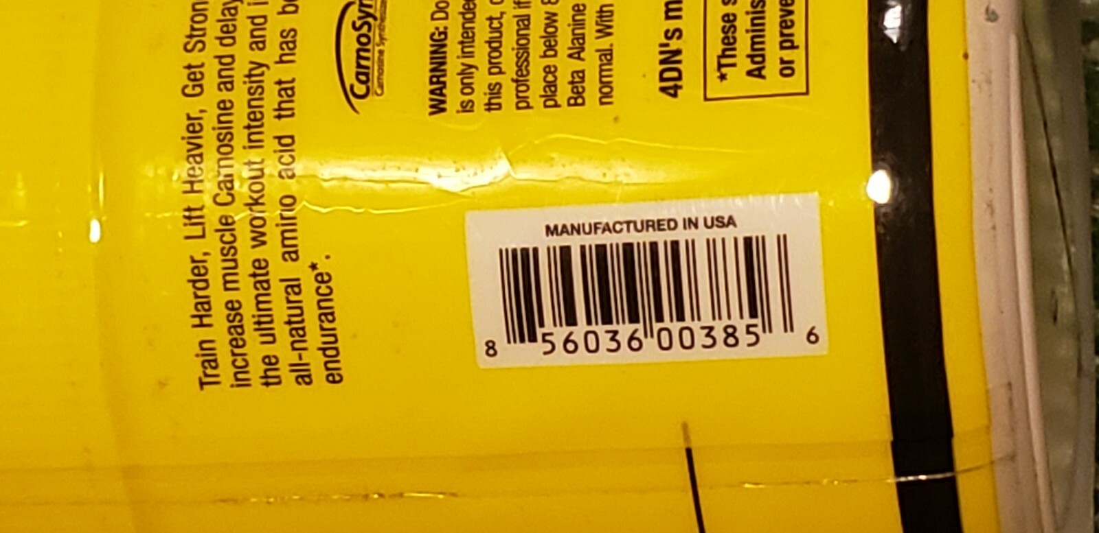 4 Dimension Nutrition – BETA ALANINE – Unflavored – 150 Servings – Exp 10/2025