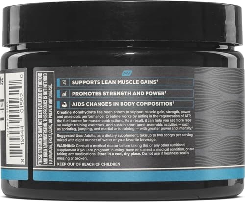 Creatine Monohydrate Powder 5g Non-GMO 30 Servings 2-Pack
