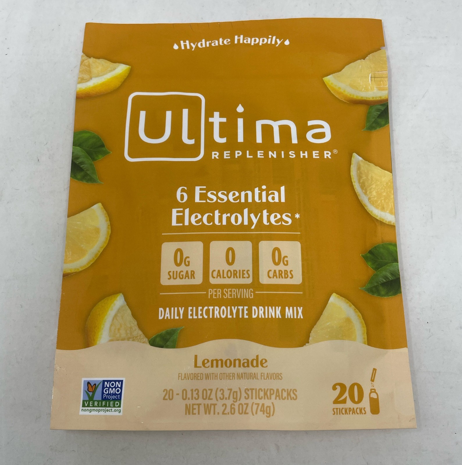 Ultima Replenisher Lemonade Electrolyte Powder, 20 Stickpacks