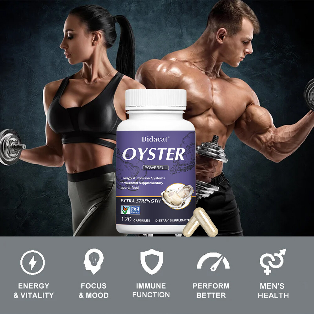 Men’s Vitality Supplement 1000mg Oyster Extract Mens Energy & Immune Support