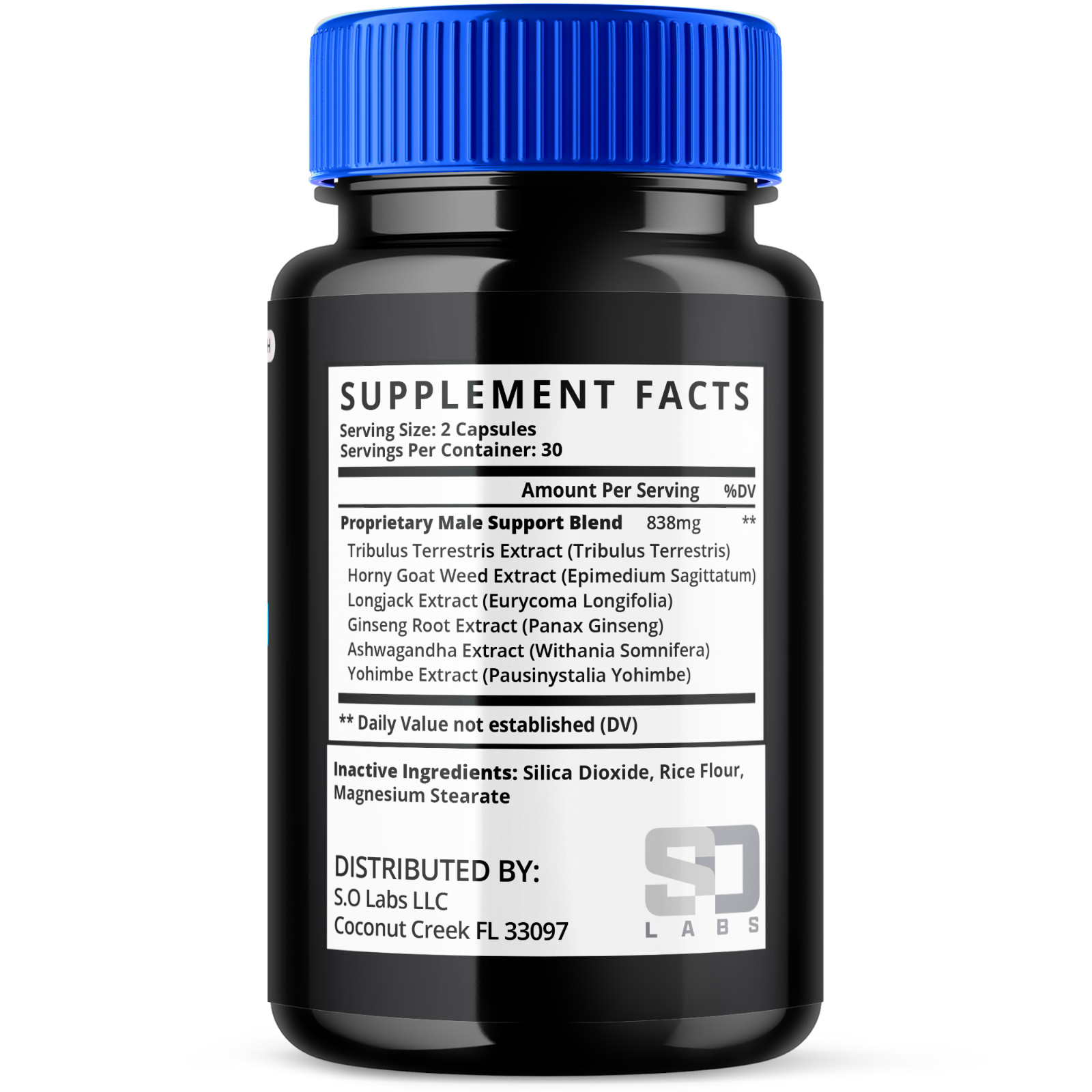 Max Extend Male Health Support Pills to Boost Vitality Virility Vigor 1 Pack