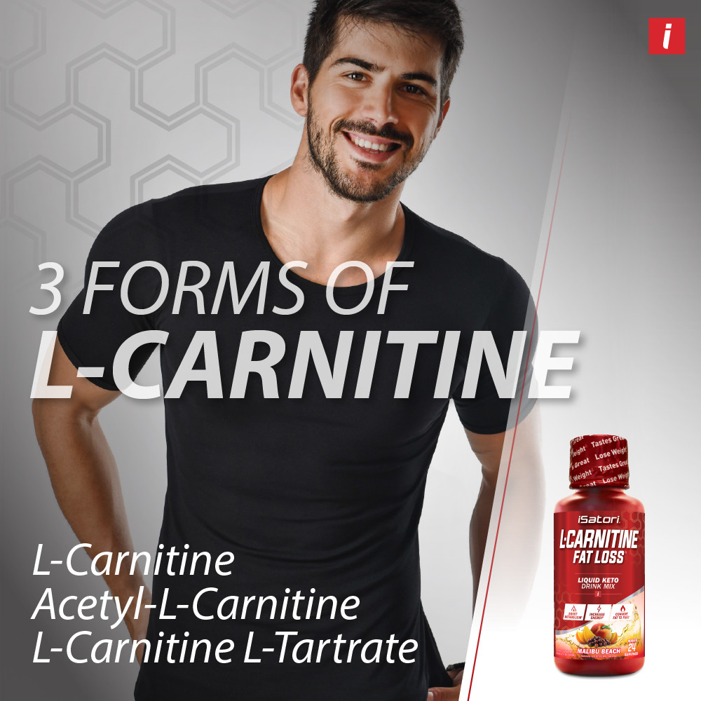 L-CARNITINE Fat Loss – Metabolism Activator – Malibu Beach 1500mg / 24 Servings