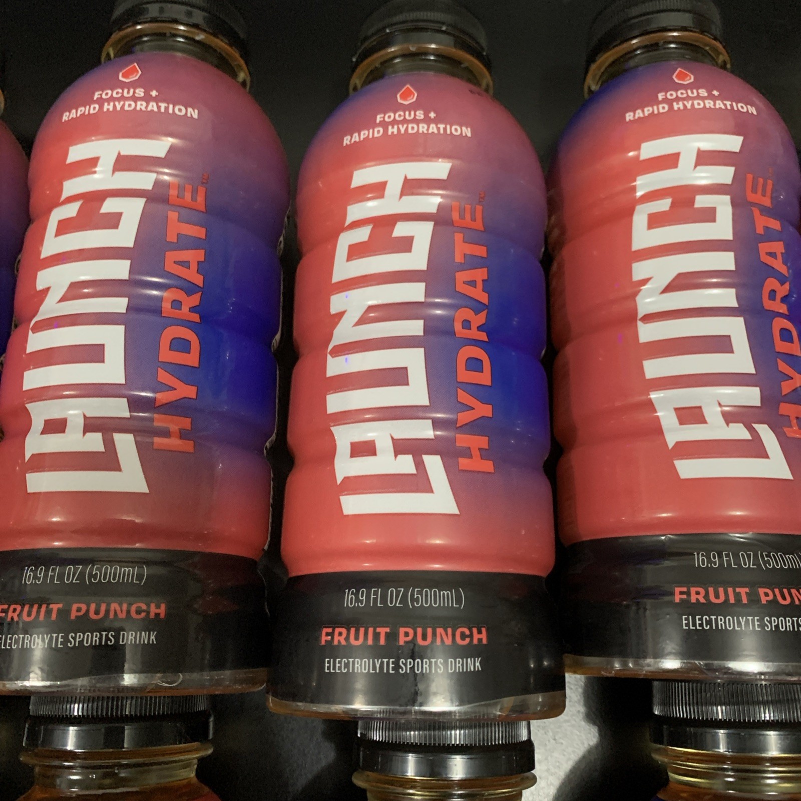 12 Bottles Launch Hydrate Fruit Punch Electrolyte Sports Drink 16.9fl oz BULK