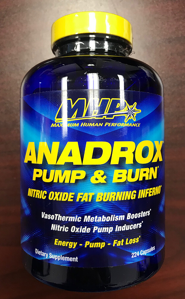 MHP ANADROX Pump & Burn Nitric Oxide Fat BURNING INFERNO – 224 Capsules