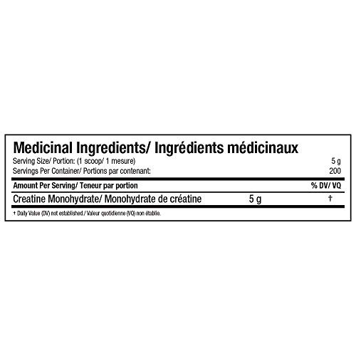 Creatine Monohydrate Powder Micronized Unflavored 1000g