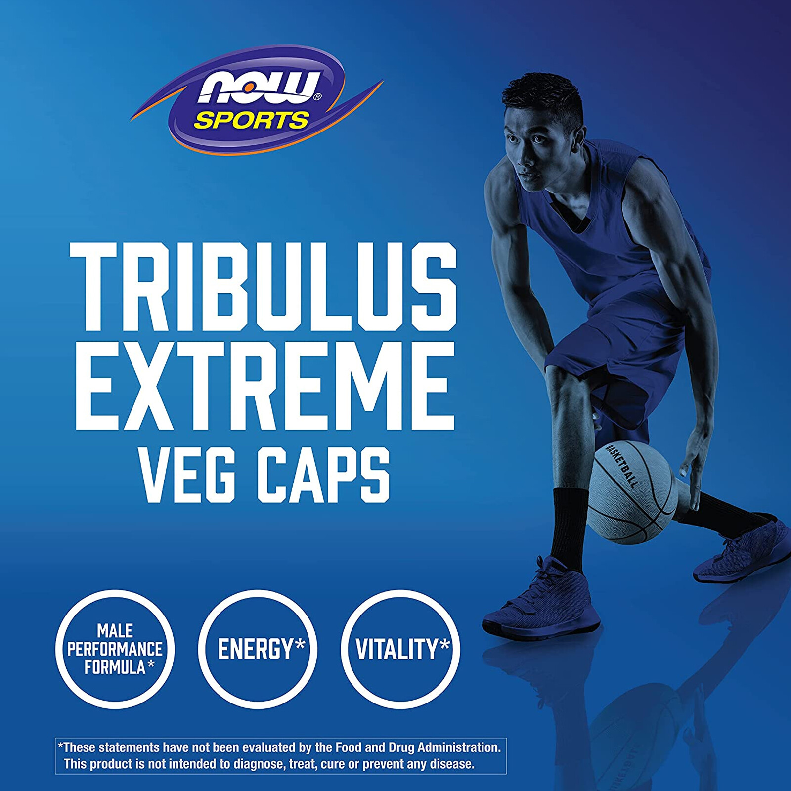 NOW FOODS Tribulus Extreme 90 Veg Caps, Clearance for Best By 07/2026